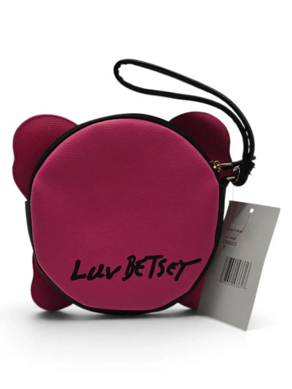 Luv Betsey by Betsey Johnson Butterfly Coin Purse Wristlet Hot Pink NWT